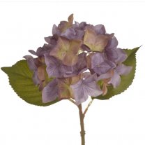 Hortensia bloem Lila-grijs, 36cm